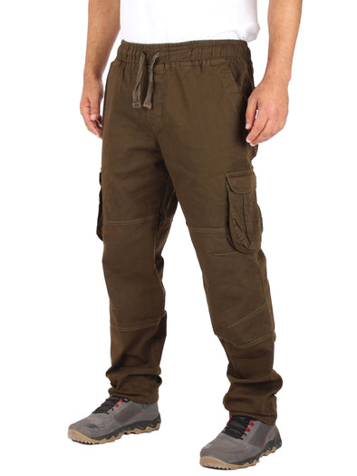 Unisex Khaki Cargo Pants - Olive