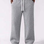 Men & Unisex Heather Gray Wide-Leg Cotton Pants by KAF