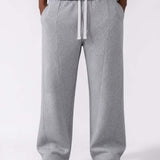 Men & Unisex Heather Gray Wide-Leg Cotton Pants by KAF