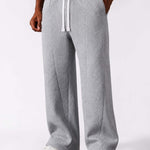Men & Unisex Heather Gray Wide-Leg Cotton Pants by KAF