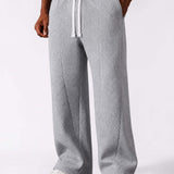 Men & Unisex Heather Gray Wide-Leg Cotton Pants by KAF