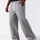 Men & Unisex Heather Gray Wide-Leg Cotton Pants by KAF