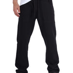Straight fit cotton sweatpants 