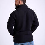 Minimalist Fleece Jacket - Black