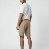Man wearing cotton beige sweatshorts by KAF