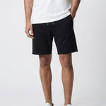 Man wearing cotton black sweatshorts by KAF