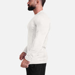 Off-White long-sleeve athletic sports mma compression rash-guard shirt by KAF