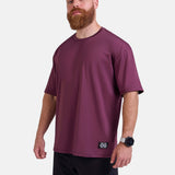 OG-BULK Oversized Hi-Dri Sports T-Shirt - Burgundy