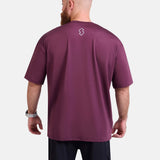 OG-BULK Oversized Hi-Dri Sports T-Shirt - Burgundy