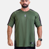 Man wearing oversized sports & gym shirt by KAF 