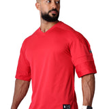 T20 Raider Oversized Hi-Dri Sports Shirt - Dynamic Red