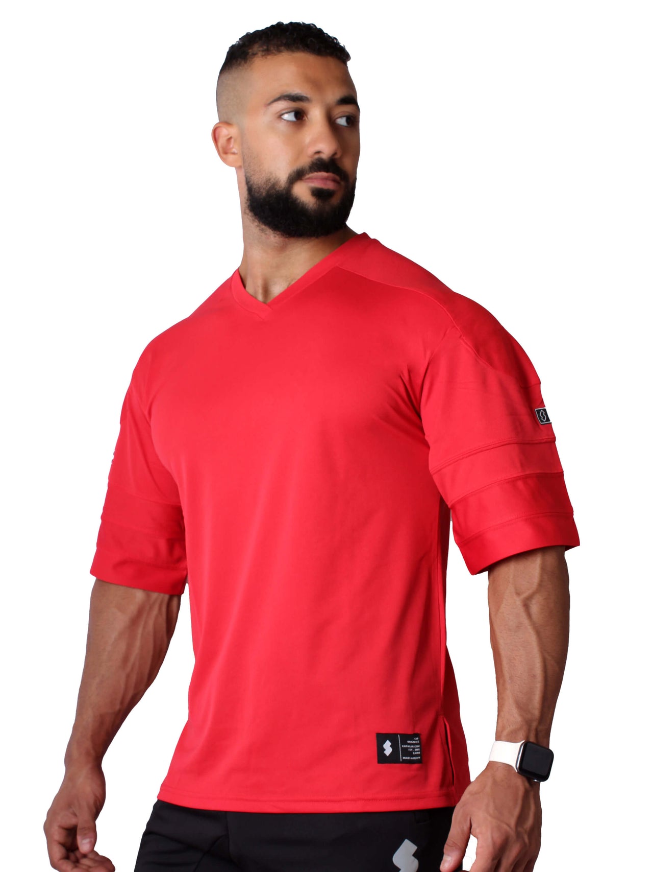 T20 Raider Oversized Hi-Dri Sports Shirt - Dynamic Red