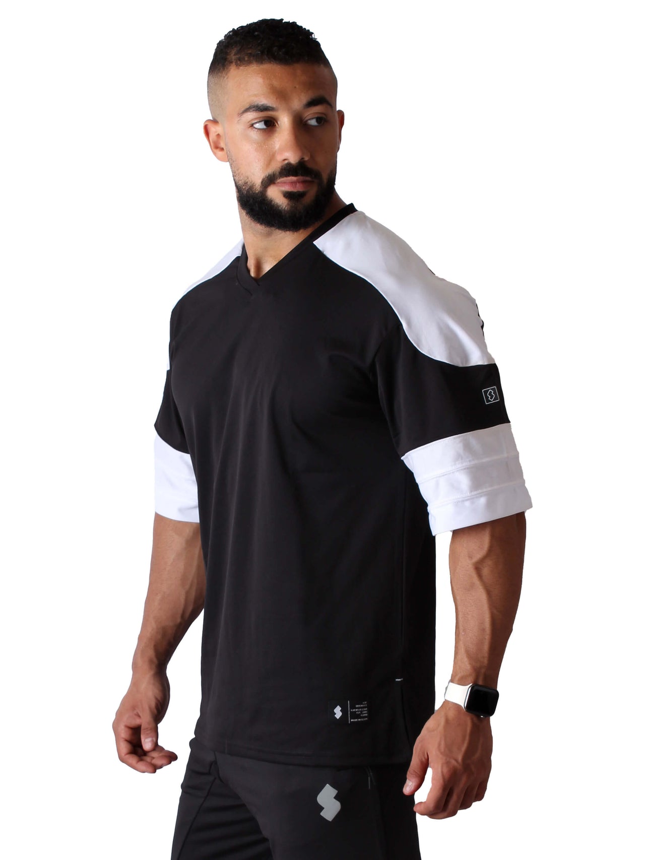 T20 Raider Oversized Hi-Dri Sports Shirt - Black