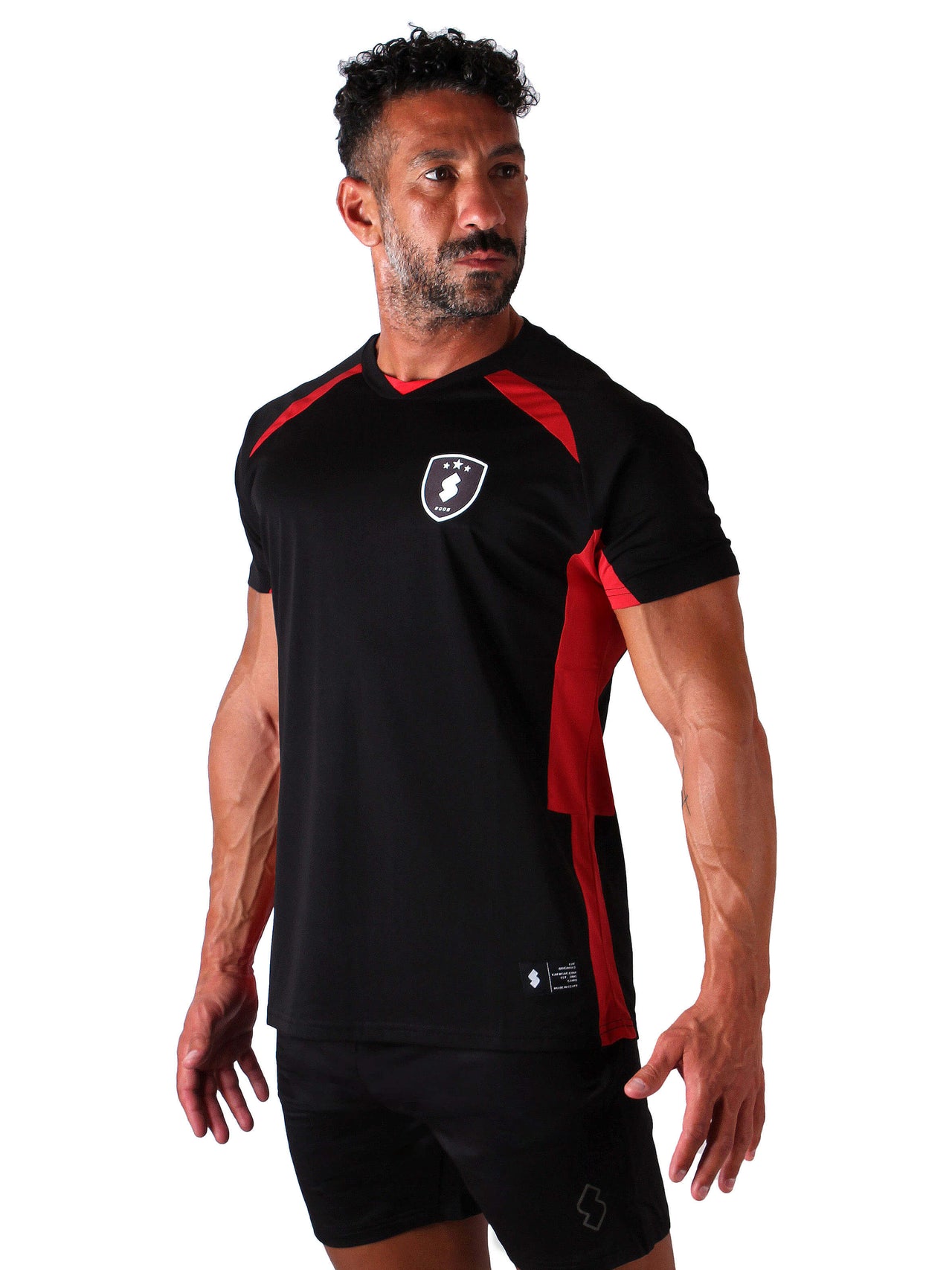 T21 Striker Hi-Dri Sports T-Shirt - Black