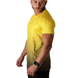 T22 Faded Hi-Dri Sports T-Shirt - Yellow
