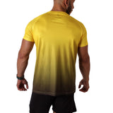 T22 Faded Hi-Dri Sports T-Shirt - Yellow