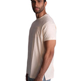 Raw-Edge Pocket Cotton T-Shirt - Off White
