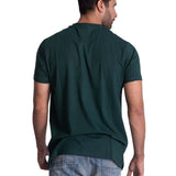 Raw-Edge Pocket Cotton T-Shirt - Tree Top