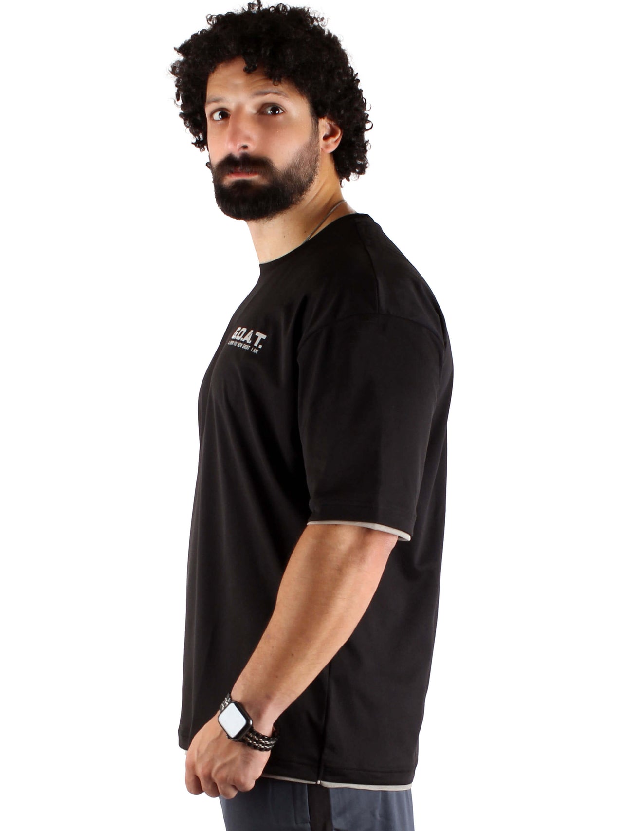T19 Oversized Hi-Dri T-Shirt - Black