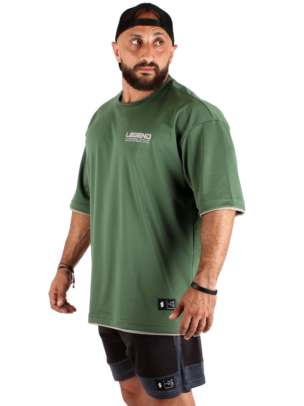 T19 Oversized Hi-Dri T-Shirt - Tree Top