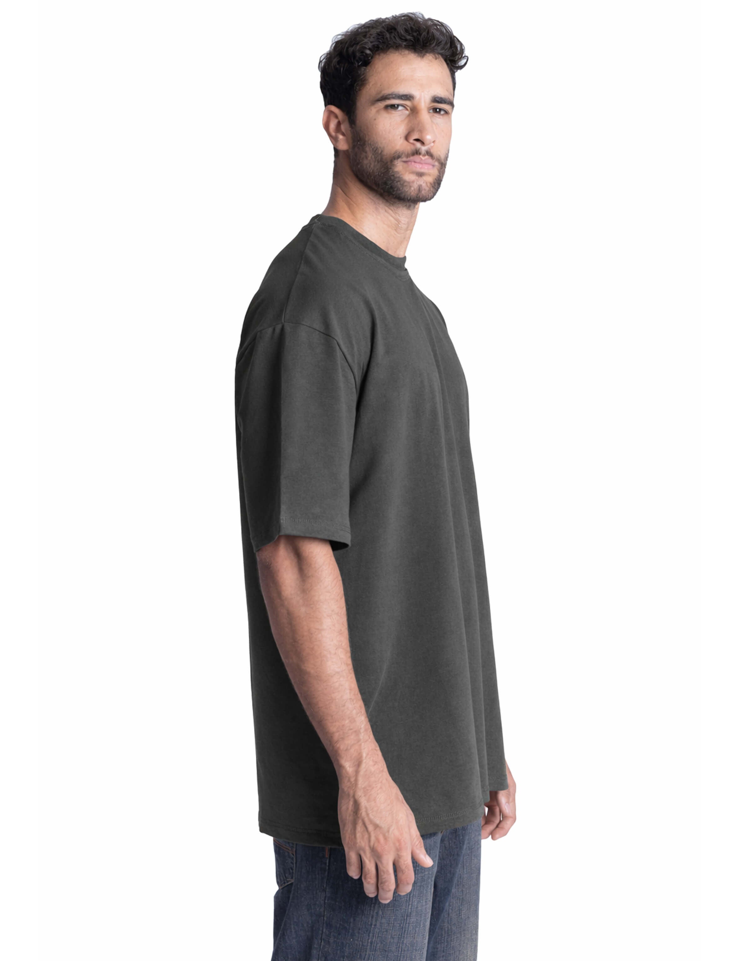 unisex men gray oversized cotton t-shirt