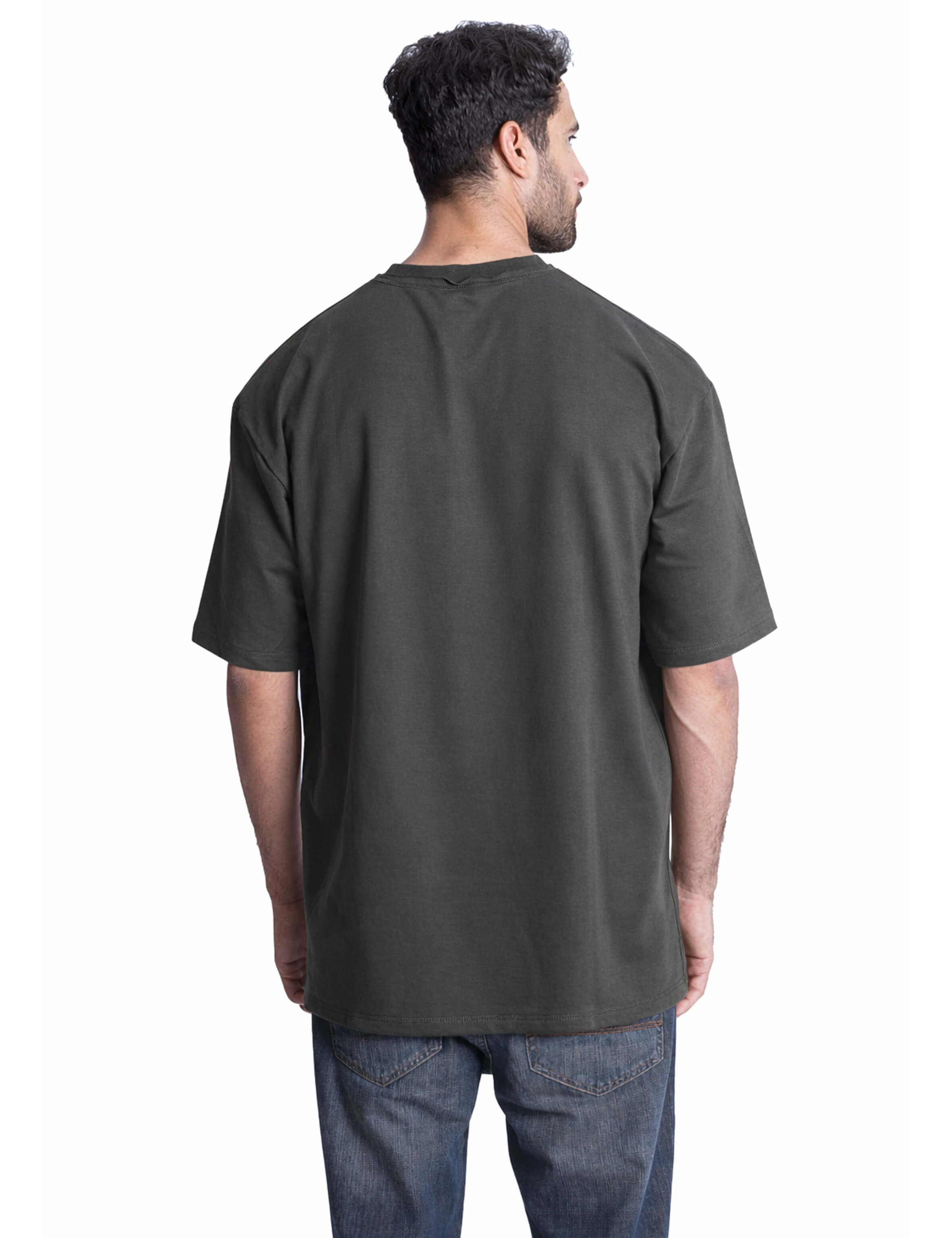 unisex men gray oversized cotton t-shirt