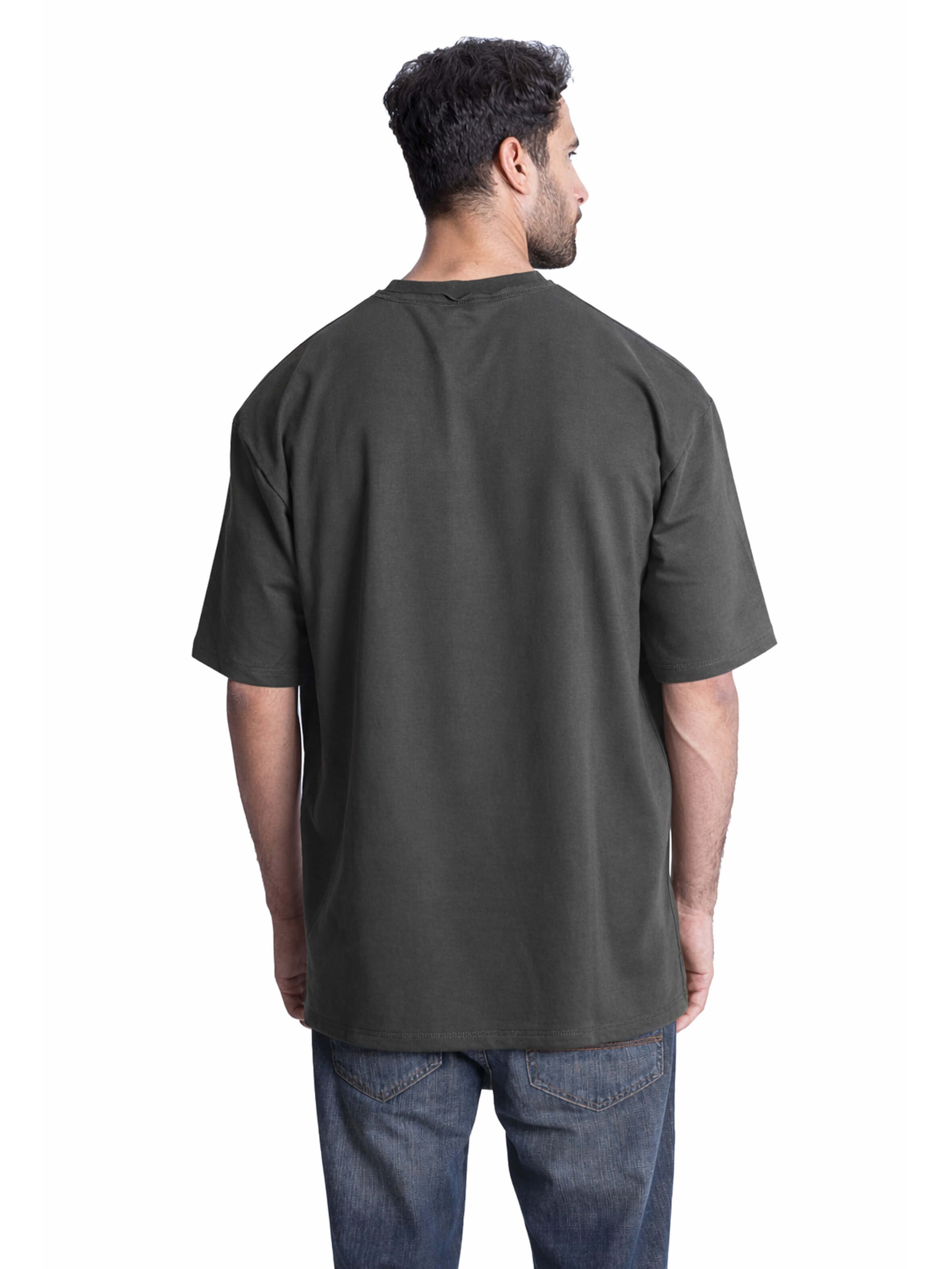 unisex men gray oversized cotton t-shirt