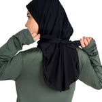 Women Modest Tie-Back Sports Hijab by KAF Egypt 