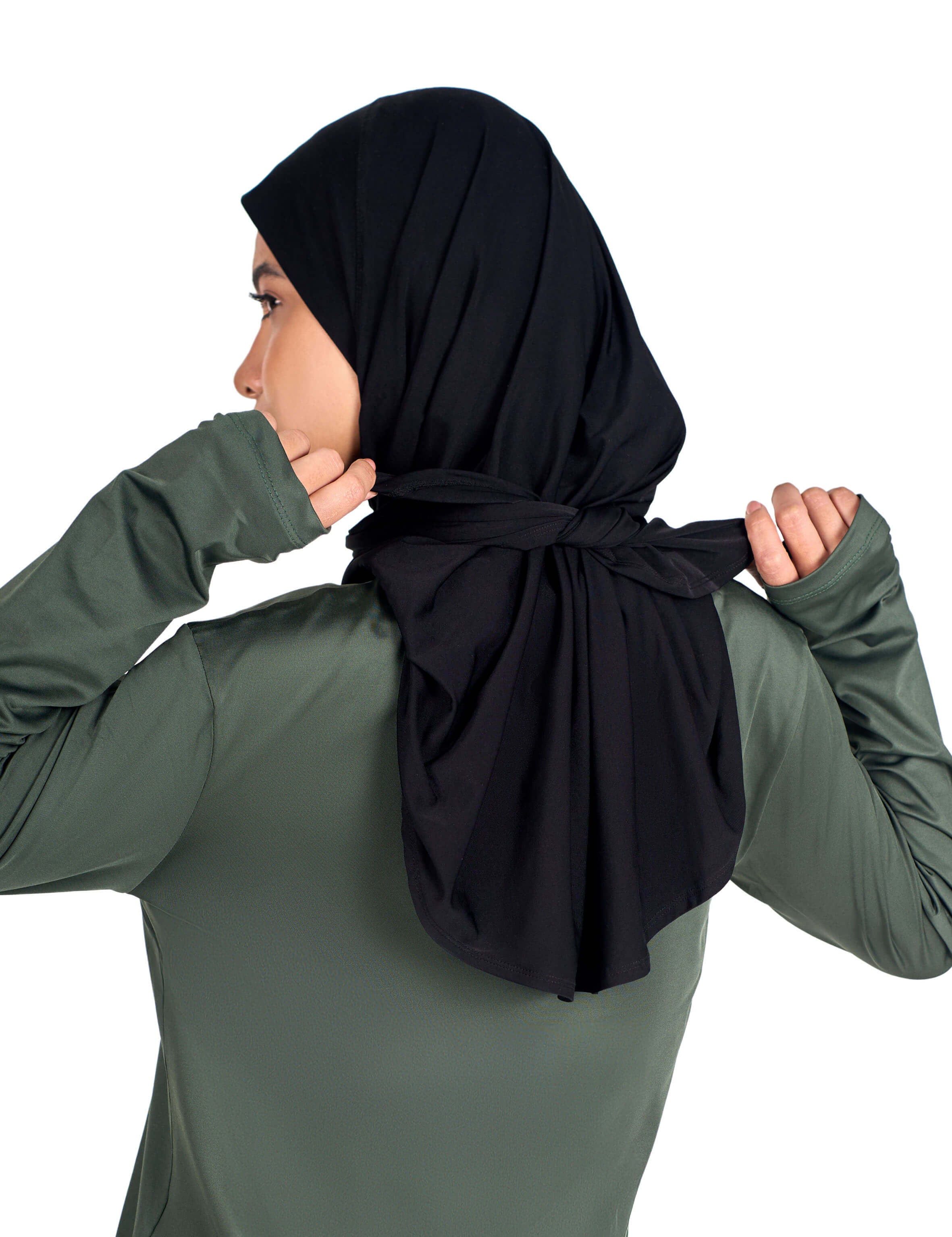 Women Modest Tie-Back Sports Hijab by KAF Egypt 