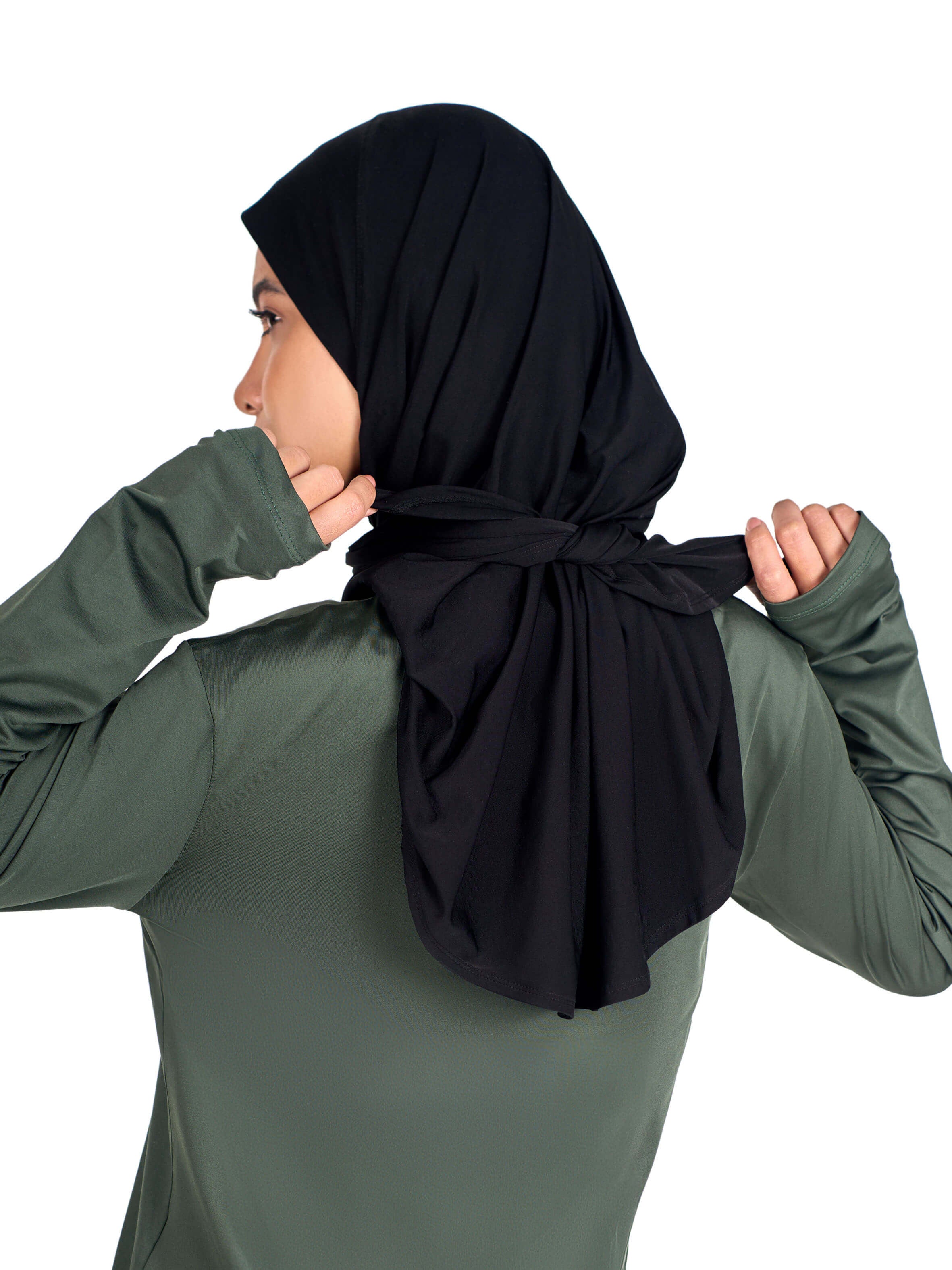 Women Modest Tie-Back Sports Hijab by KAF Egypt 