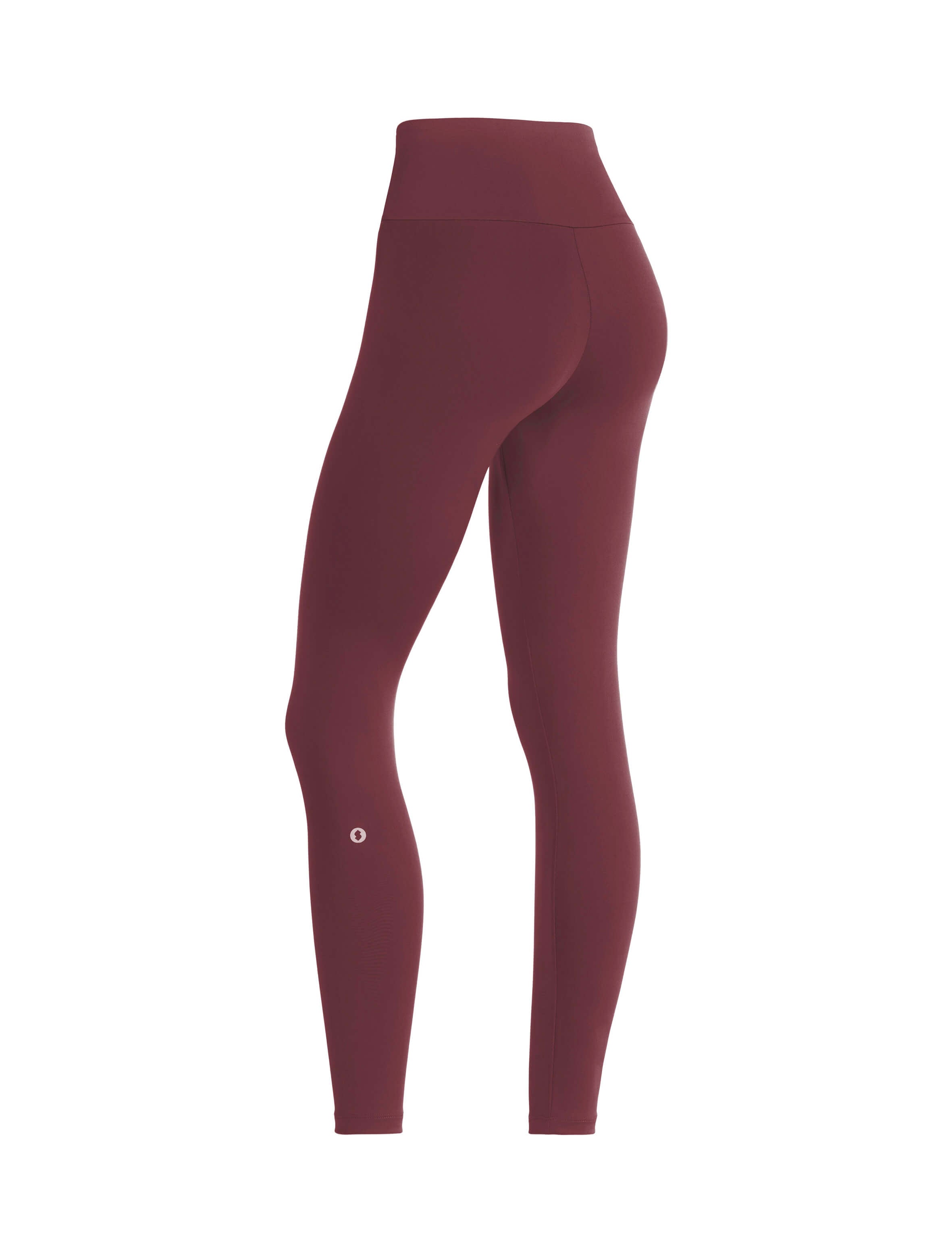 Women Burgundy buttery-soft sports leggings