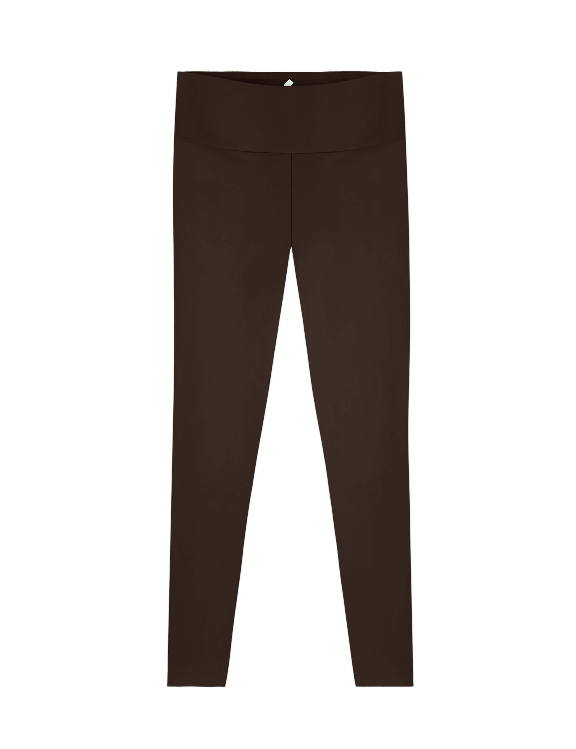Women Dark brown Buttery-Soft high-waisted leggings for Gym Sports Workout by KAF wear Egypt