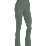 (SOON) QUWWA Hi-Dri Sports Flare Pants WP2- Dusty Sage