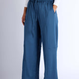 (SOON) RAHA Hi-Dri Sports Wide-Leg Pants WP3 - Ocean Teal