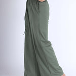 Women Modest Sports Wide-Leg Pants 