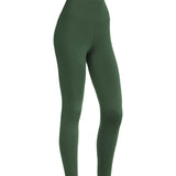 Women Olive buttery-soft sports leggings