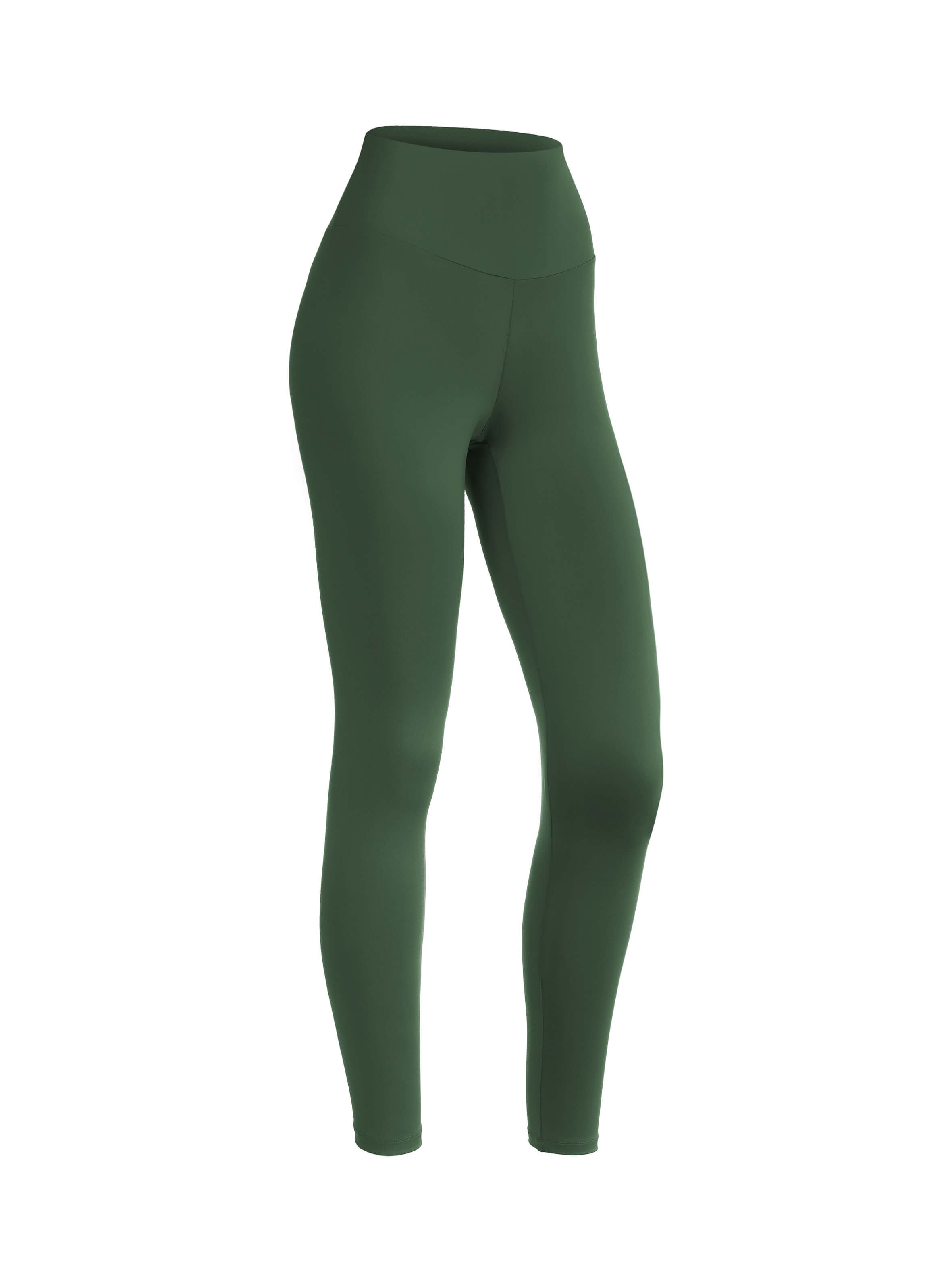 Women Olive buttery-soft sports leggings