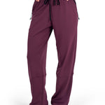 Women Modest Burgundy Straight leg sports pants by KAF Egypt