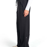Women Modest Black Straight leg sports pants by KAF Egypt