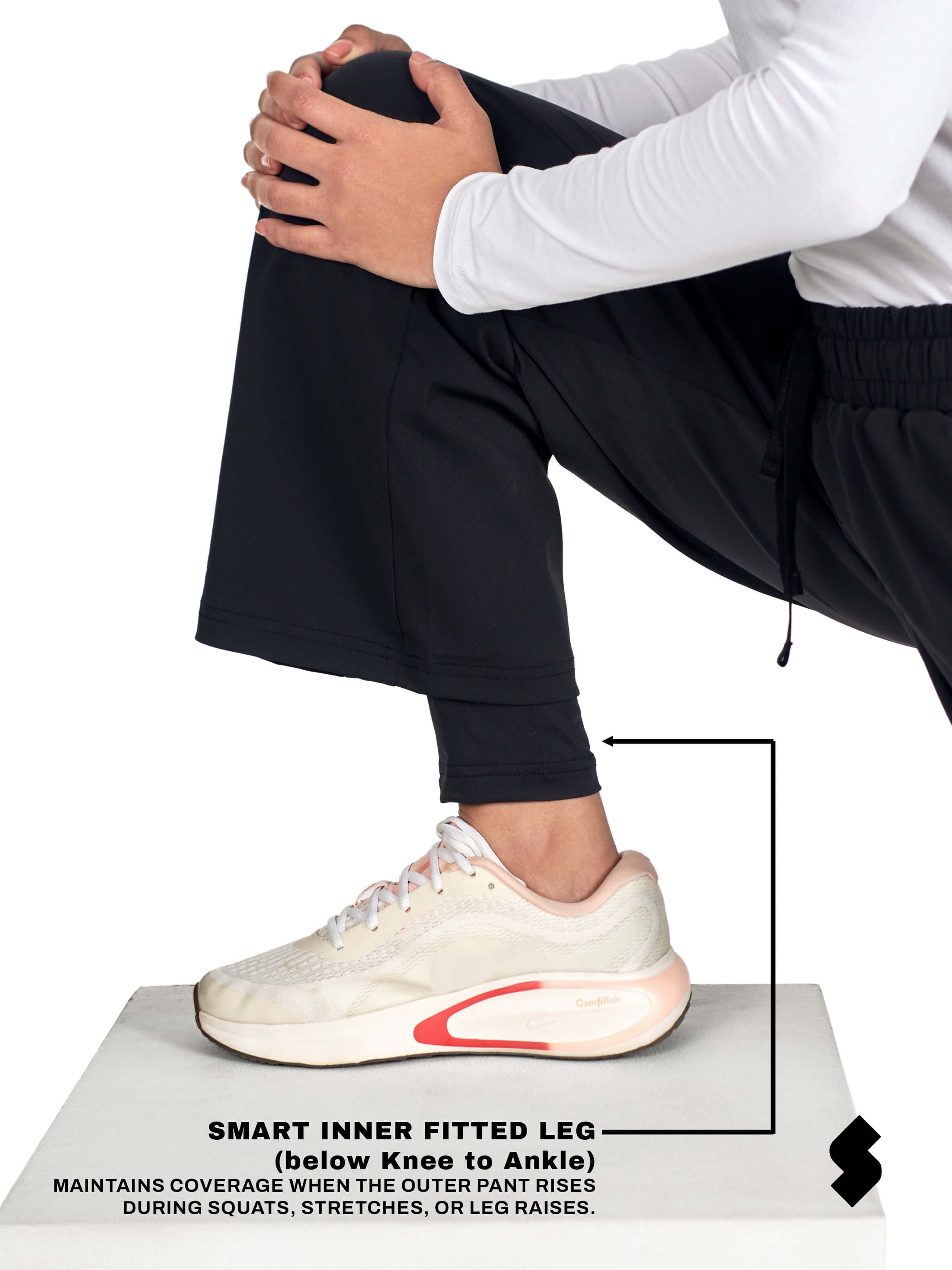 Women Modest Straight leg sports pants by KAF Egypt
