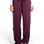 Women Modest Burgundy Straight leg sports pants by KAF Egypt