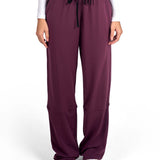 Women Modest Burgundy Straight leg sports pants by KAF Egypt