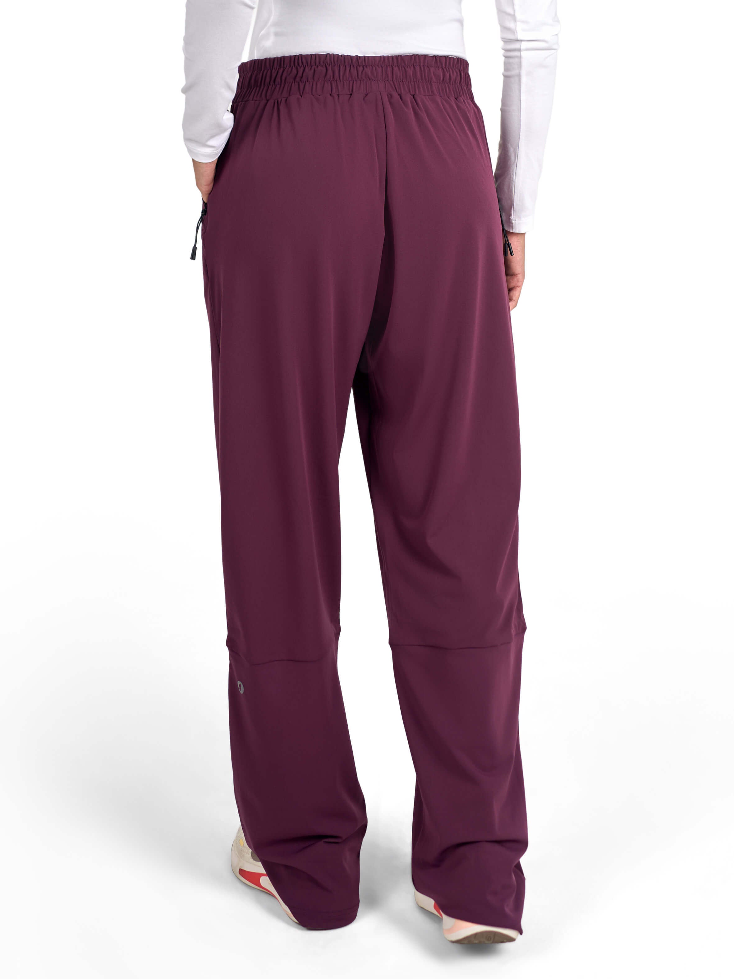 Women Modest Burgundy Straight leg sports pants by KAF Egypt