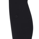 Black sports activewear buttery-soft leggings by KAF on a white background with 'LUXE' branding.