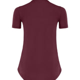 TAQA Short-Sleeve Hi-Dri Sports Top WT1 - Burgundy