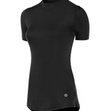 Women Black sports t-shirt