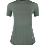 High-Low Short sleeve women sports top