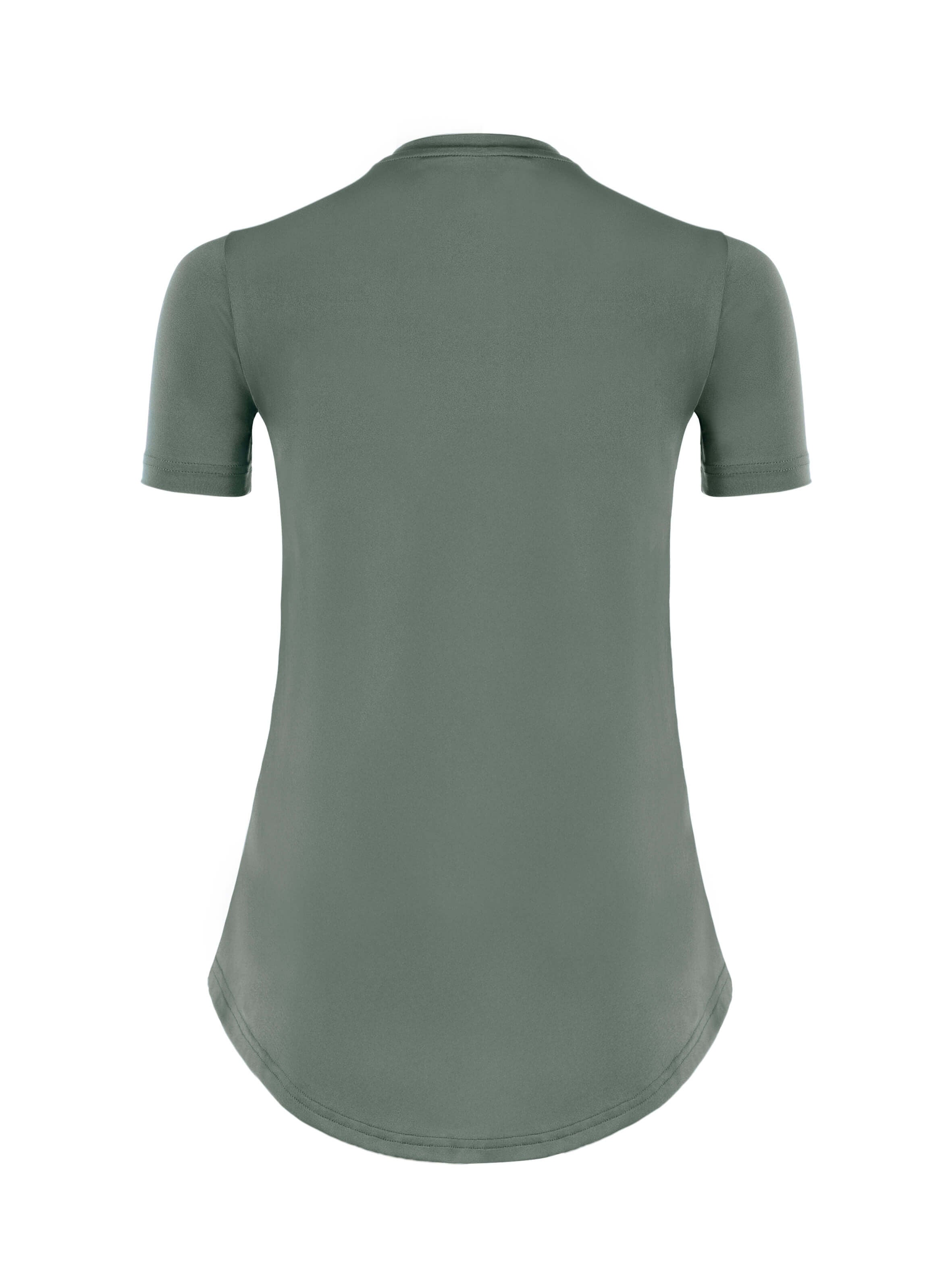 High-Low Short sleeve women sports top