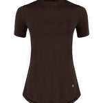 Brown High-Low Modest Sports Shirt for Women by KAF Egypt