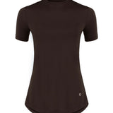 Brown High-Low Modest Sports Shirt for Women by KAF Egypt